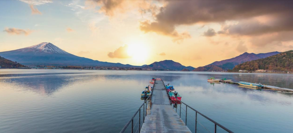 山梨県　河口湖